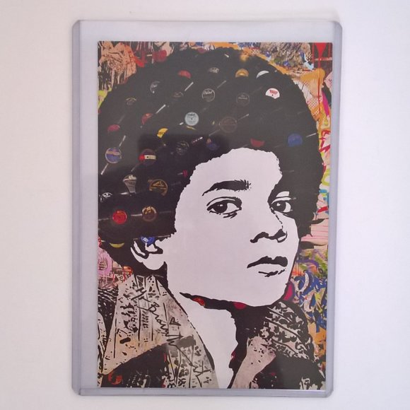 Mr. Brainwash LA Art Show Michael Jackson Event Promo Postcard 2011 - Picture 3 of 3